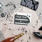 ハロウィーンレトロディスコスパイダーズ&ディスコ結婚ボール 出欠カード