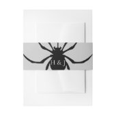 ハロウィーンレトロディスコスパイダーズ&ディスコ結婚ボール 招待状ベリーバンド (正面例)