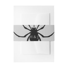 ハロウィーンレトロディスコスパイダーズ&ディスコ結婚ボール 招待状ベリーバンド