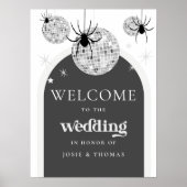 ハロウィーンレトロディスコ結婚スパイダーズ ポスター (正面)