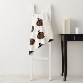 ハロウィーンレトロハートカボチャ シェルパブランケット (インサイチュ)