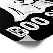 ハロウィーンレトロブー幽霊これはSome Boo Sheet ポスター (角)