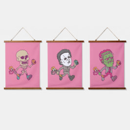 ハロウィーンロッカーズ 吊り下げ型タペストリー