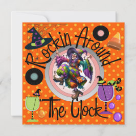 ハロウィーンロックインのまわりにザクロックパーティー 招待状