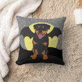 ハロウィーンロットワイラー クッション (ブランケット)