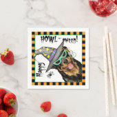 ハロウィーンロットワイラー スタンダードカクテルナプキン (インサイチュ)