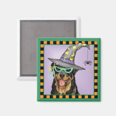 ハロウィーンロットワイラー マグネット (正面/裏面)