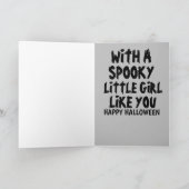 ハロウィーンロマンチックなグリーティングカード4妻ガールフレンド カード (内部)