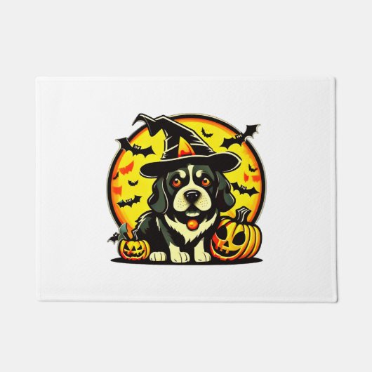 ハロウィーンローヘンドッグ ドアマット (正面)