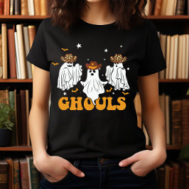 ハロウィーンワイルドウェストカウボーイ幽霊 | GHOULS Tシャツ