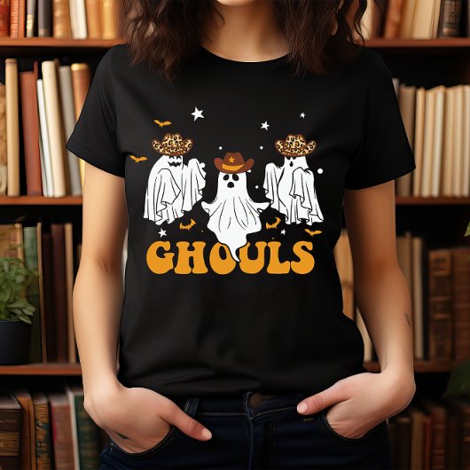 ハロウィーンワイルドウェストカウボーイ幽霊 | GHOULS Tシャツ