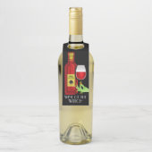 ハロウィーンワイン – 背面を参照 – ボトルネックタグ (ボトル)