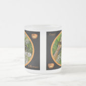 ハロウィーンワスプガラスマグバラエティーセット フロストグラスマグカップ (中央)