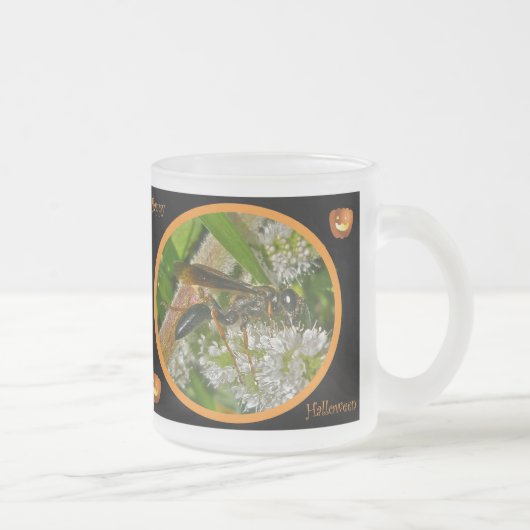 ハロウィーンワスプガラスマグバラエティーセット フロストグラスマグカップ (右)