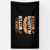 ハロウィーンワンスウィッチアースイッチ誕生日 横断幕 (縦)