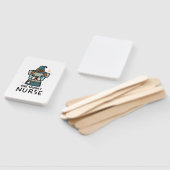 ハロウィーンワン不気味ナースDoのテールワッギングおもしろい ハンドファン (組立なし)