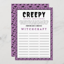 ハロウィーンワードチャレンジゲーム | Wordゲーム