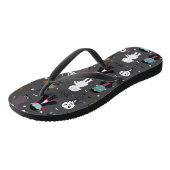 ハロウィーンヴァンパイアフランケンシュタイン幽霊カカシュロー ビーチサンダル (アングル)