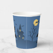 ハロウィーンヴァンパイアブラックキャットとウィング 紙コップ (右)