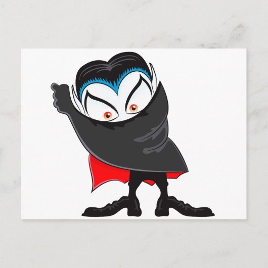 ハロウィーンヴァンパイア ポストカード (正面)