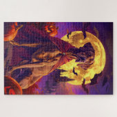 ハロウィーンヴィズスラヴァンパイアパンプキンズ怖 ジグソーパズル (横)