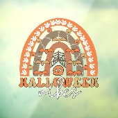 ハロウィーンヴィベスボホーレインボー不気味秋 ウィンドウサイン (シート3)