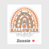 ハロウィーンヴィベスボホーレインボー不気味秋 シール (シート)