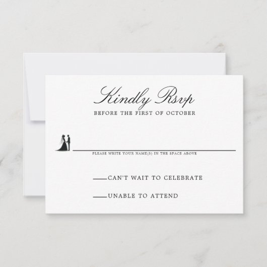 ハロウィーンヴィレッジ結婚ズ 出欠カード (正面)