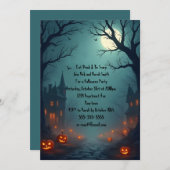 ハロウィーンヴィレッジ 招待状 (正面/裏面)