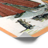 ハロウィーンヴィンテージアートポスター ポスター (角)