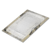 ハロウィーンヴィンテージエファメーラゾンビ怖い手紙 ノートパッド (アングル)