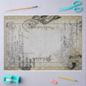 ハロウィーンヴィンテージエファメーラゾンビ怖い手紙 薄葉紙 (クラフト)