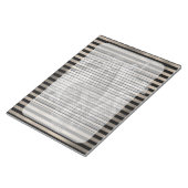 ハロウィーンヴィンテージエファメーラフクロウファミリー ノートパッド (アングル)