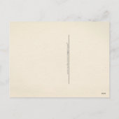 ハロウィーンヴィンテージカボチャ魔女ムーンポストカード シーズンポストカード (裏面)