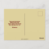 ハロウィーンヴィンテージキャンドルと衣装 ポストカード (裏面)