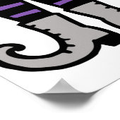 ハロウィーンヴィンテージセット。かわいいハロウィーンアイコン集める ポスター (角)