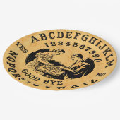 ハロウィーンヴィンテージデザイン-トーキングボード ペーパープレート (アングル)