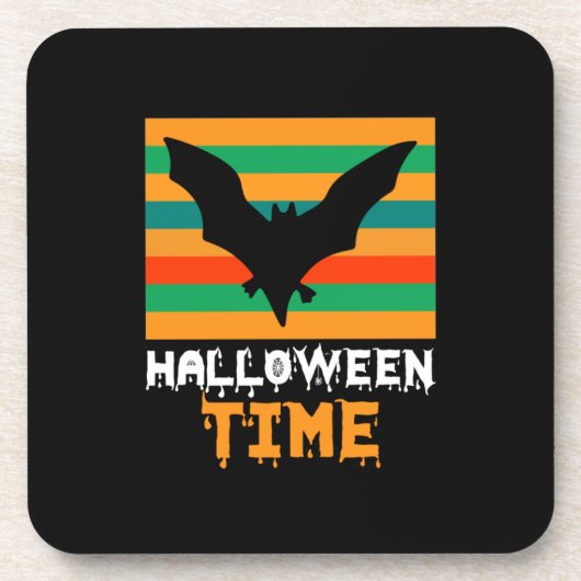 ハロウィーンヴィンテージハロウィーン時間 コースター (正面)