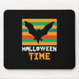 ハロウィーンヴィンテージハロウィーン時間 マウスパッド