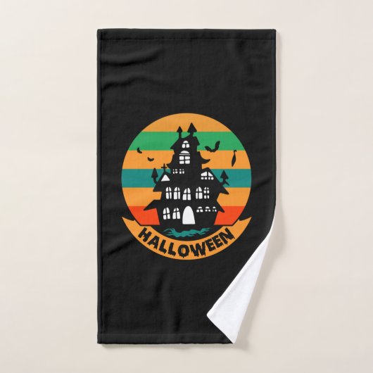 ハロウィーンヴィンテージハロウィーン ハンドタオル (ハンドタオル)