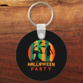 ハロウィーンヴィンテージハローウィンパーティ キーホルダー (正面)