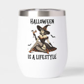 ハロウィーンヴィンテージピンアップウィッチ (背面)