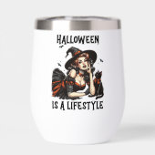 ハロウィーンヴィンテージピンアップウィッチ (背面)