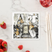 ハロウィーンヴィンテージフラッパー紙ナプキン スタンダードカクテルナプキン (インサイチュ)