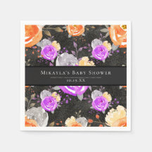 ハロウィーンヴィンテージフローラベビーシャワー