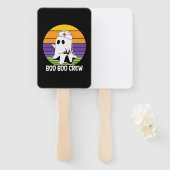 ハロウィーンヴィンテージブーブクルー誕生日 ハンドファン (正面&裏面)