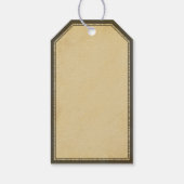 ハロウィーンヴィンテージヴァンパイアキュールポーションラベル ギフトタグ (裏面)