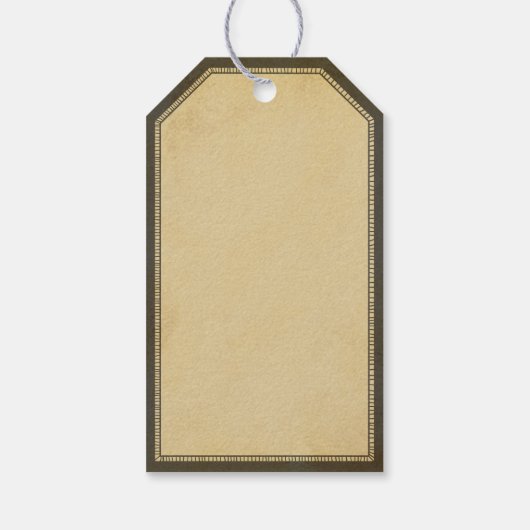 ハロウィーンヴィンテージヴァンパイアキュールポーションラベル ギフトタグ (裏面)