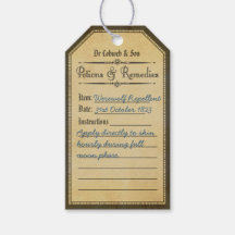 ハロウィーンヴィンテージ人狼の撃退ポーションラベル