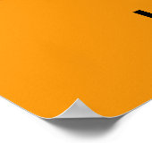 ハロウィーンヴィンテージ猫顔ポスター ポスター (角)